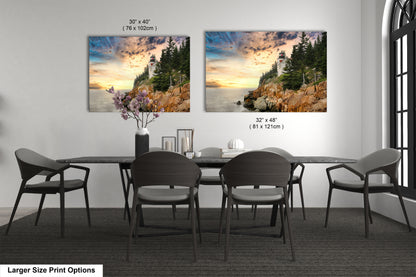 a dining room with a table and chairs