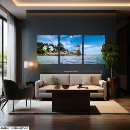 a living room filled with furniture and a large window