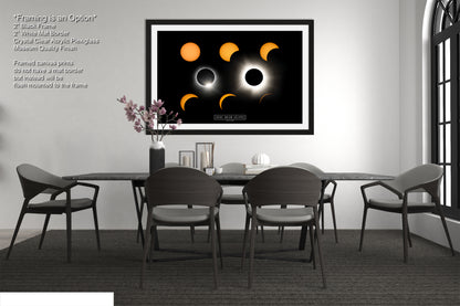 a picture of a dining room with a table and chairs