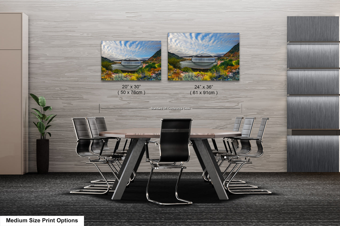 a dining room with a table and chairs