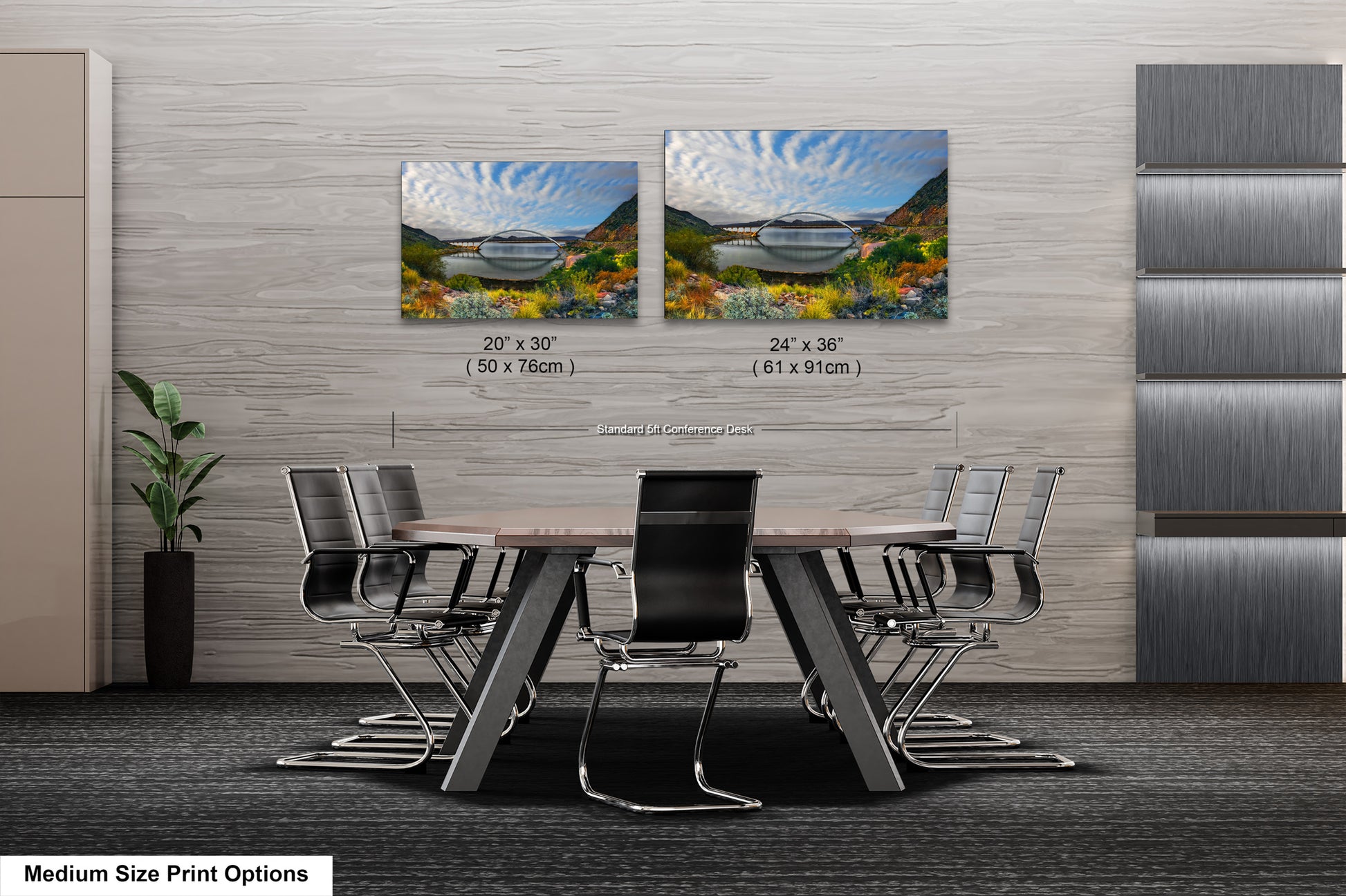 a dining room with a table and chairs