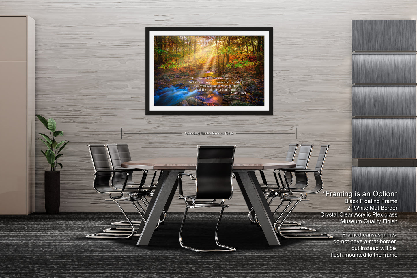 a dining room with a table and chairs