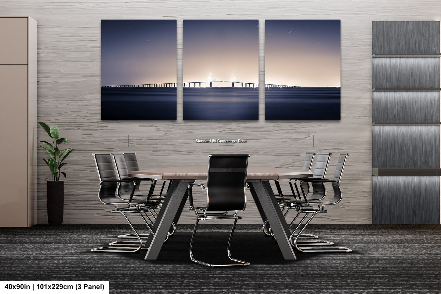 a dining room with a table and chairs
