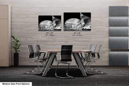 a dining room table with chairs next to a wall