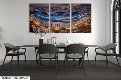 a dining room with a table and chairs