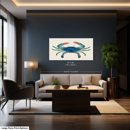 a living room filled with furniture and a painting on the wall