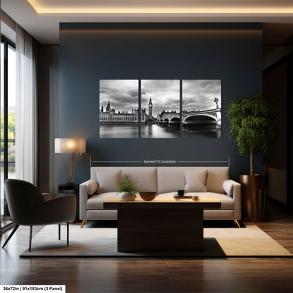 a living room with a couch and a table
