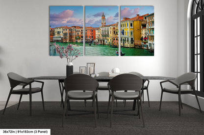 a dining room with a table and chairs