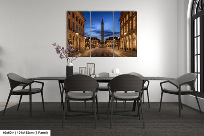 a dining room with a table and chairs