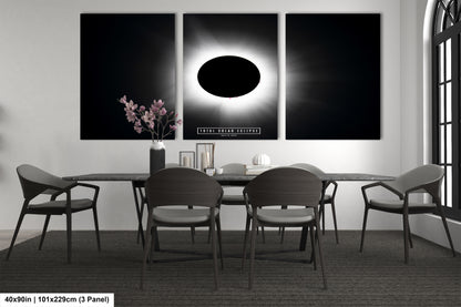 a black and white photo of a dining room