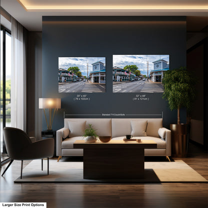 a living room filled with furniture and a large window