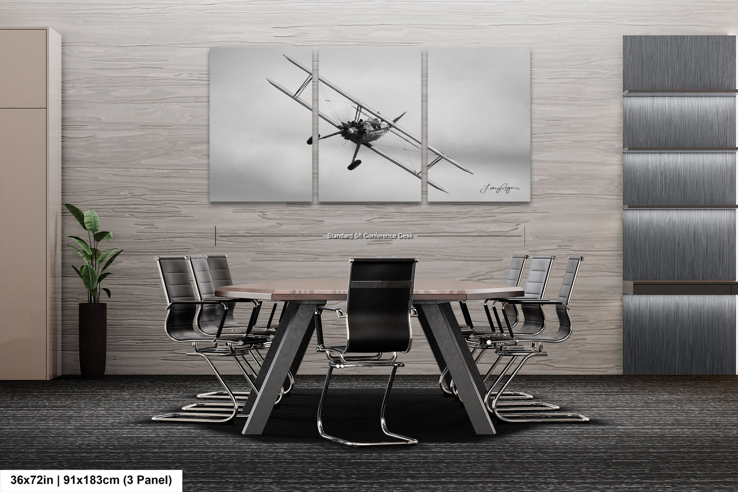 a black and white photo of a table and chairs