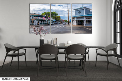 a dining room with a table and chairs