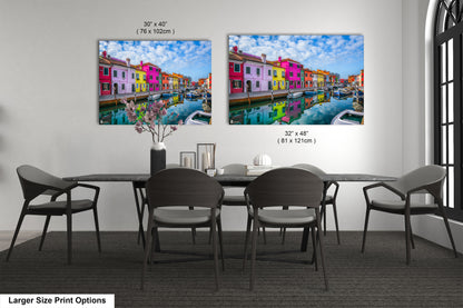 a dining room with a table and chairs