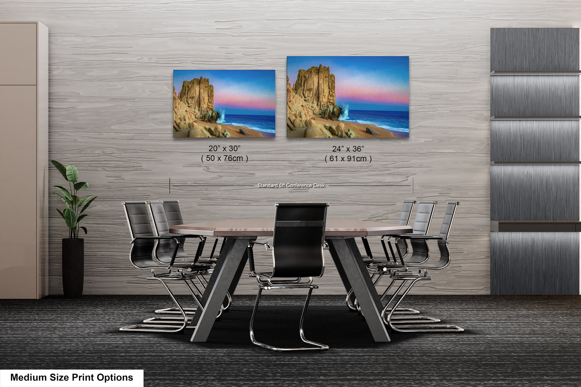 a dining room with a table and chairs