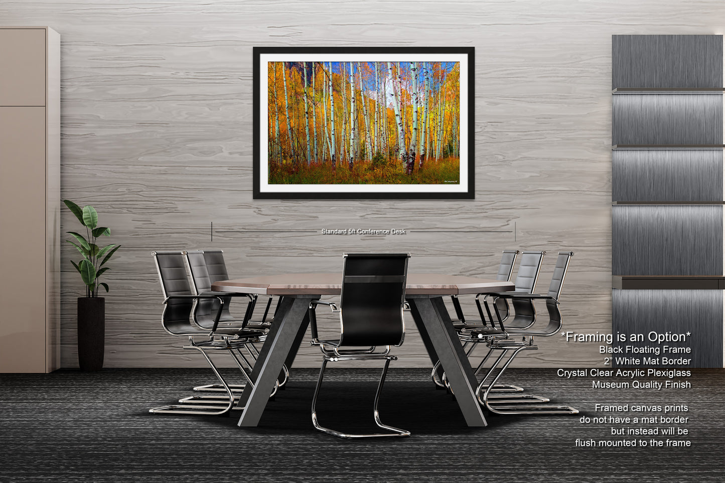 a picture of a dining room with a table and chairs