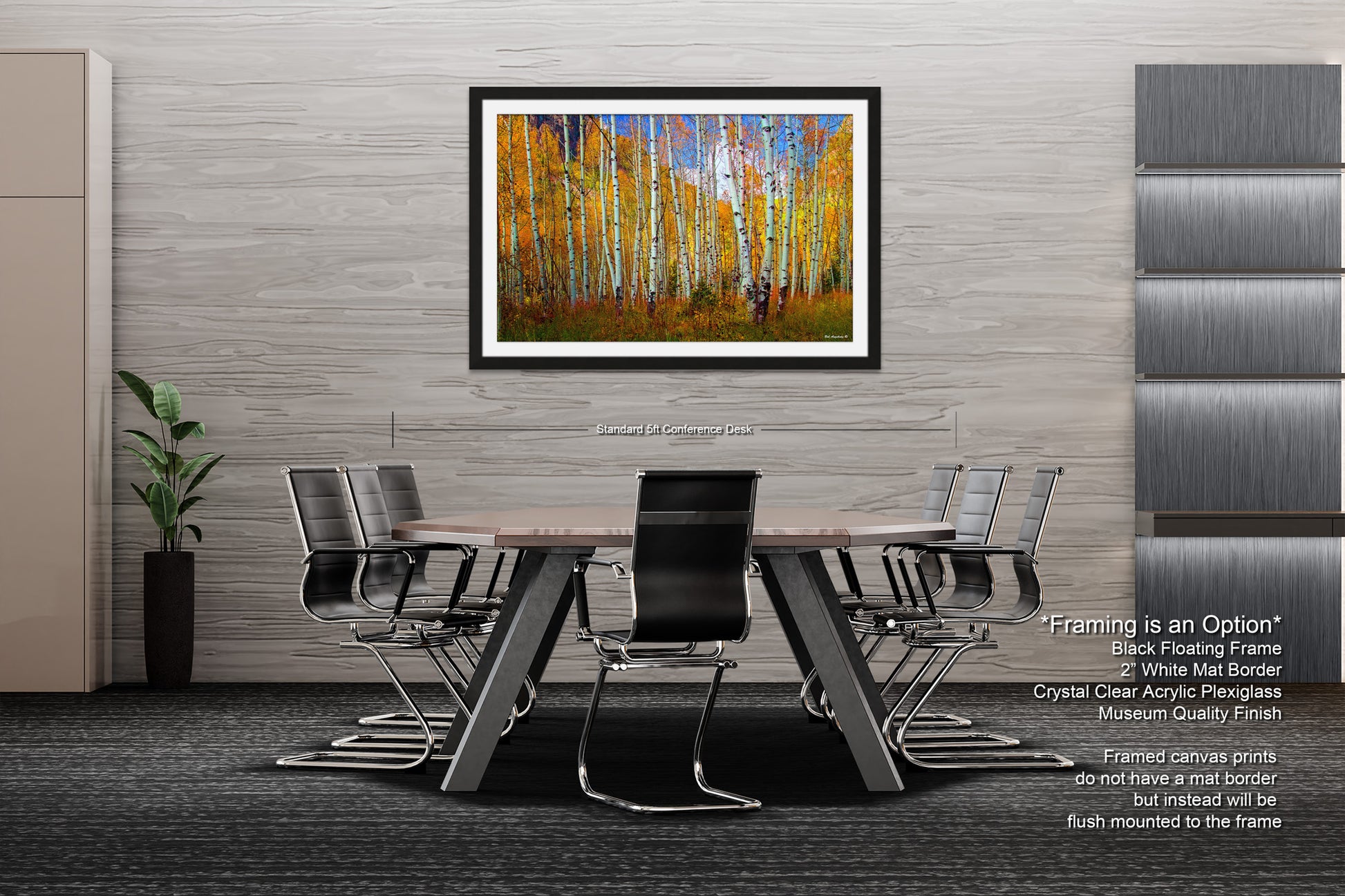 a picture of a dining room with a table and chairs