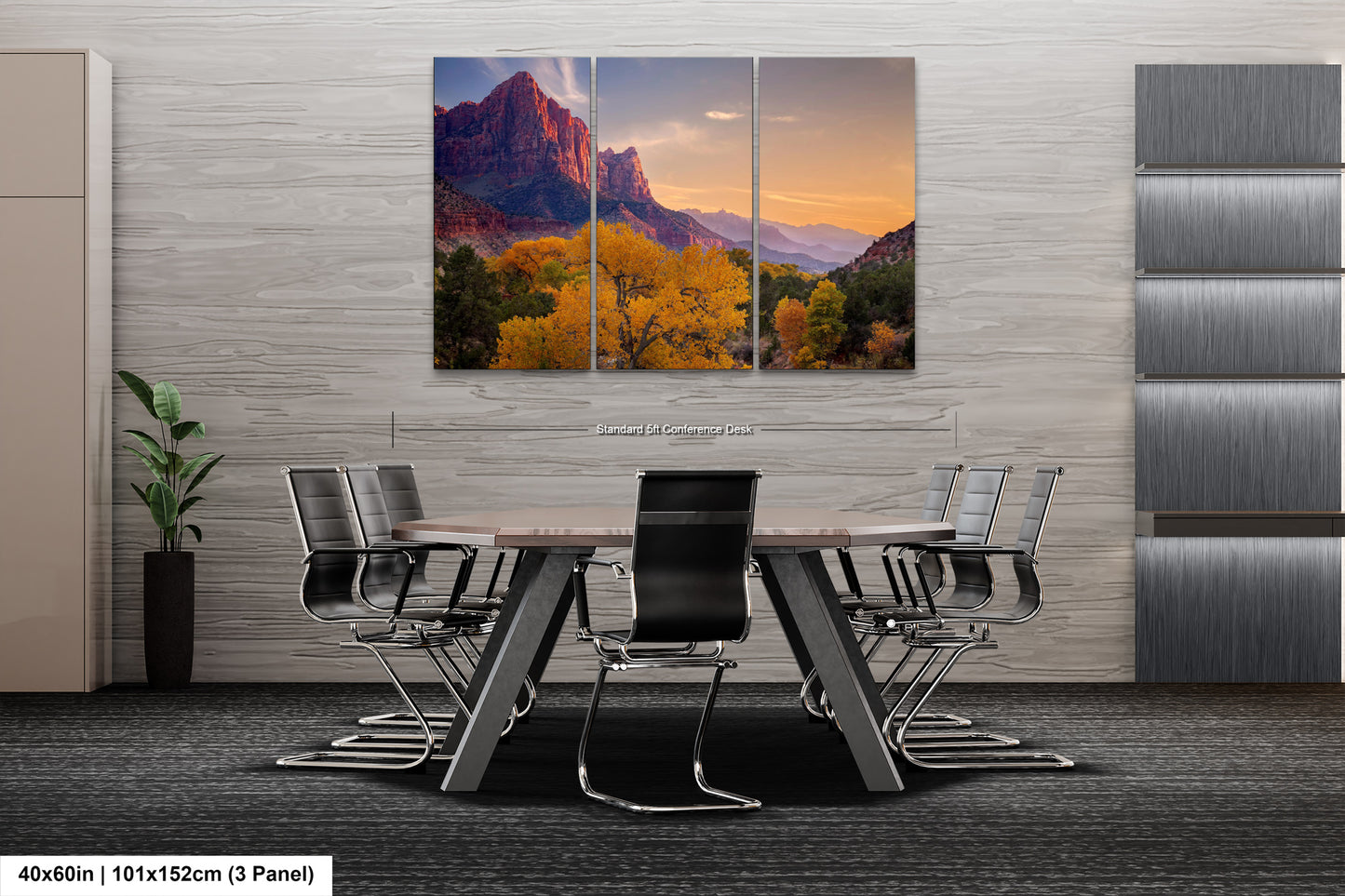 a dining room with a table and chairs