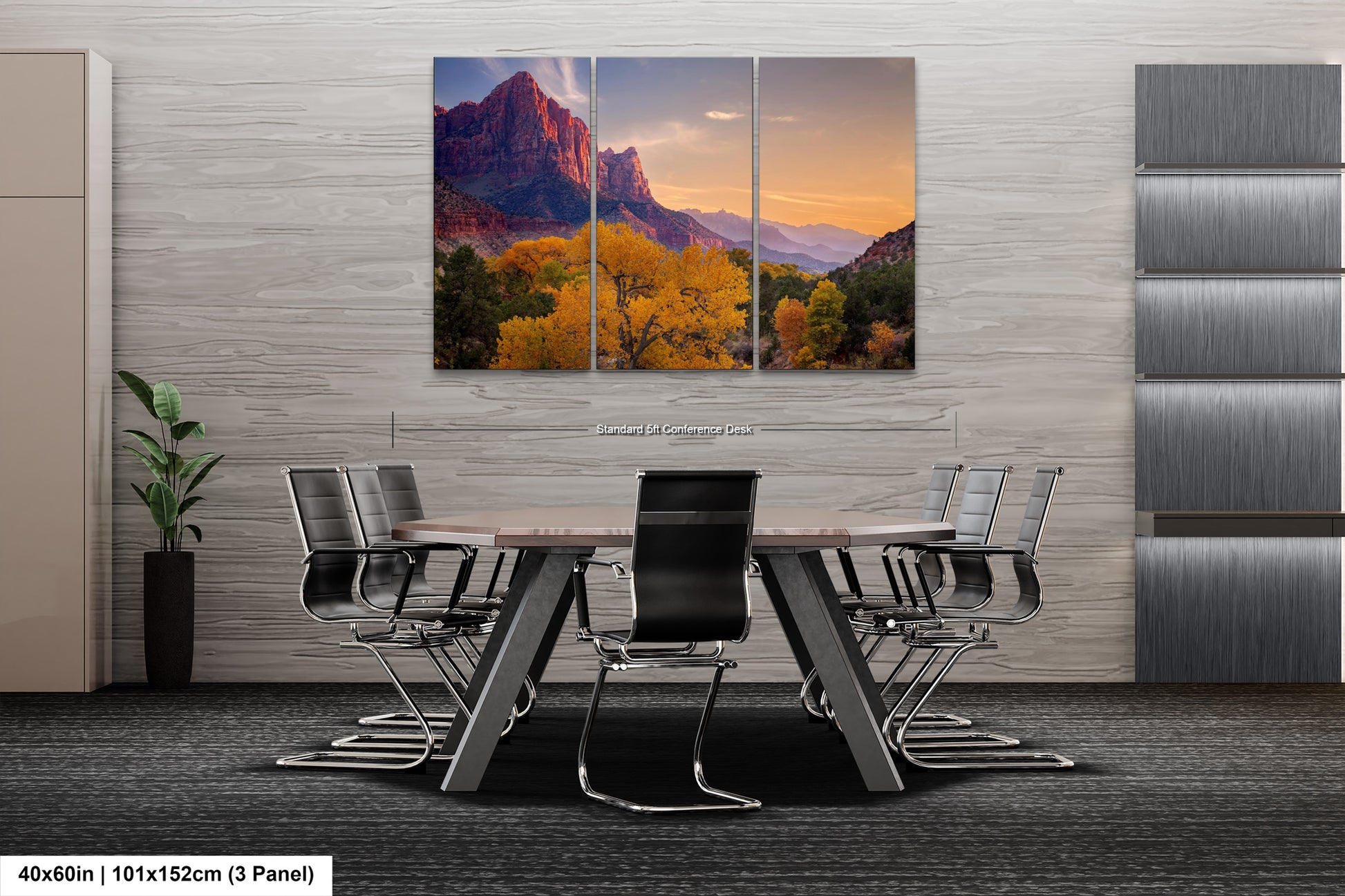 a dining room with a table and chairs