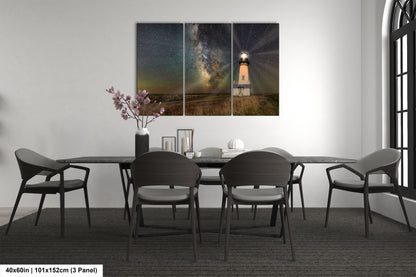 a dining room with a table and chairs