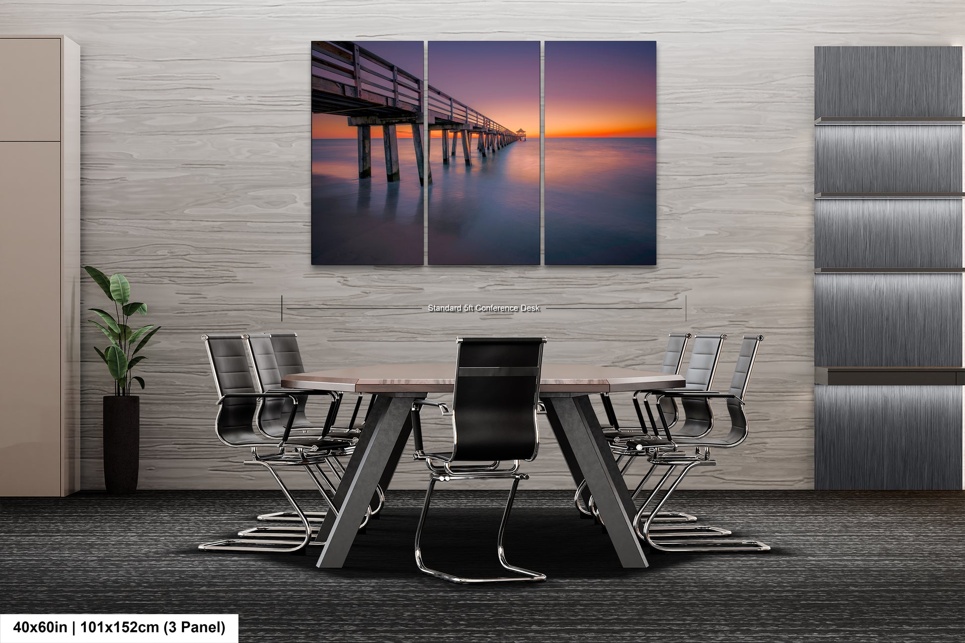 a dining room with a table and chairs