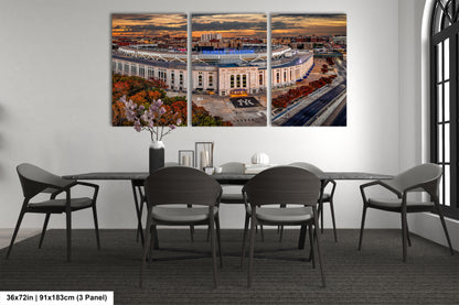 a dining room with a table and chairs