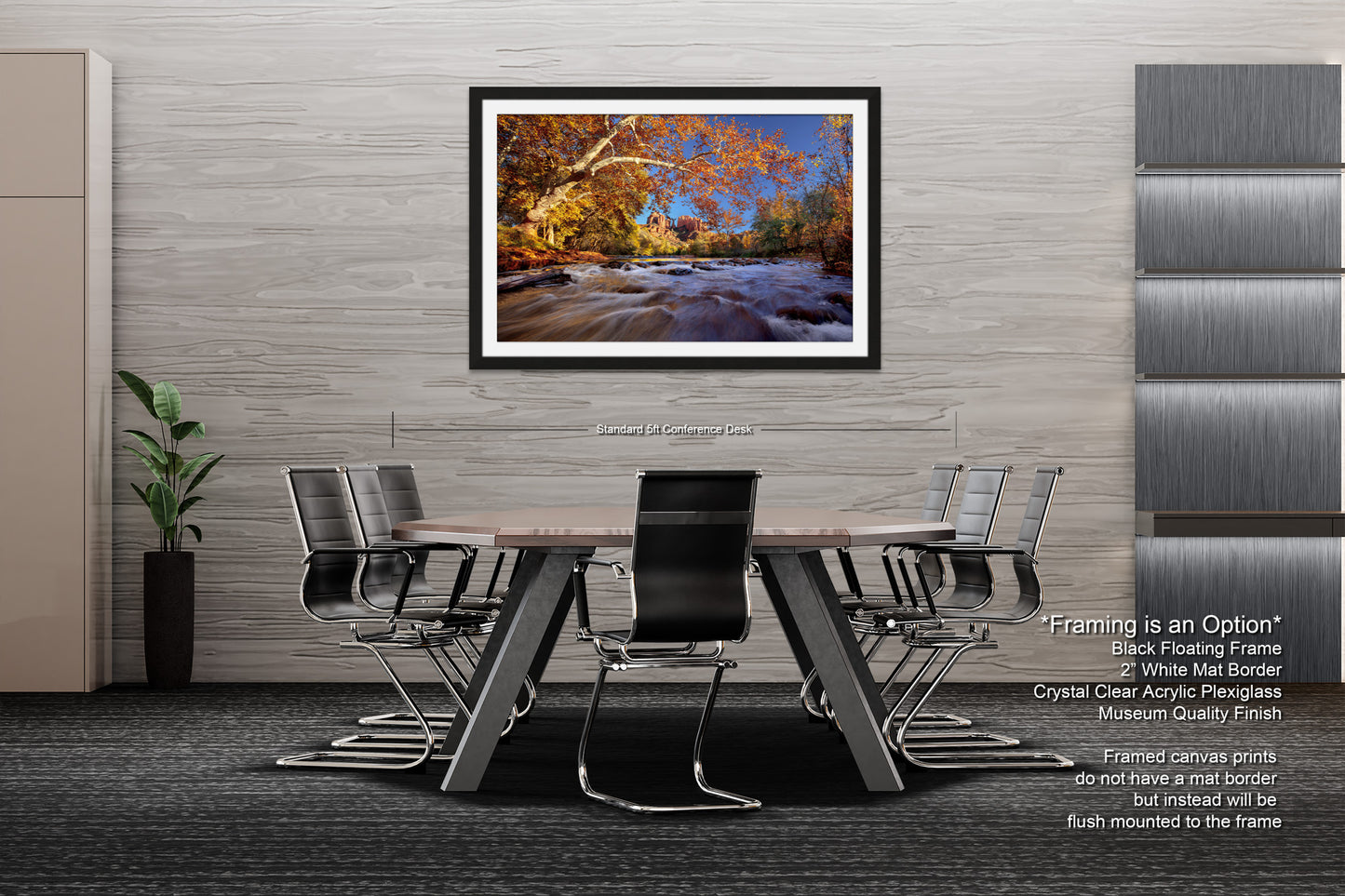 a picture of a dining room with a table and chairs