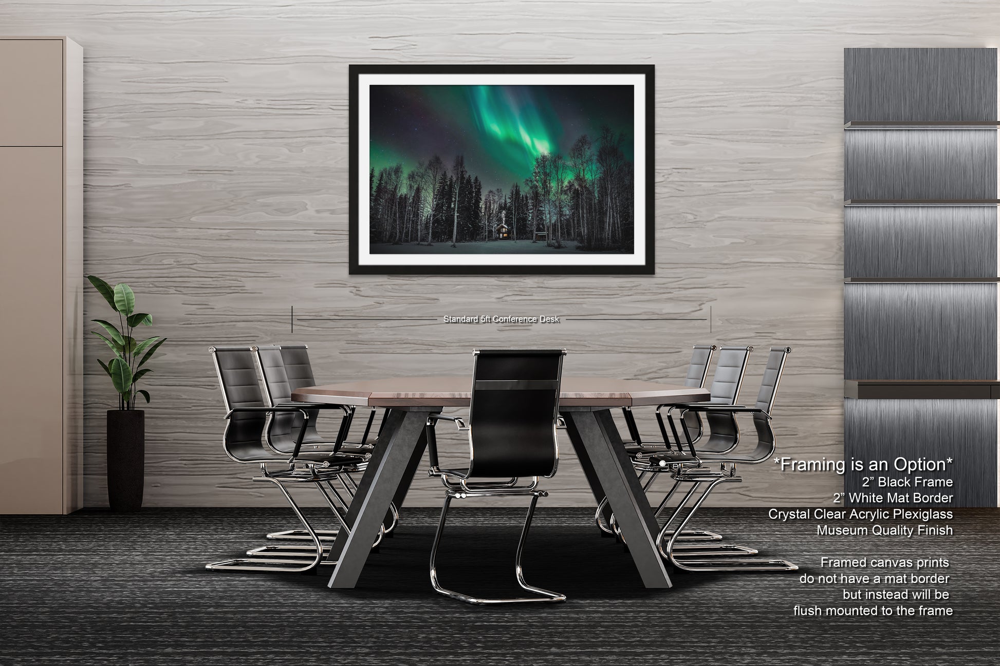 a dining room with a table and chairs