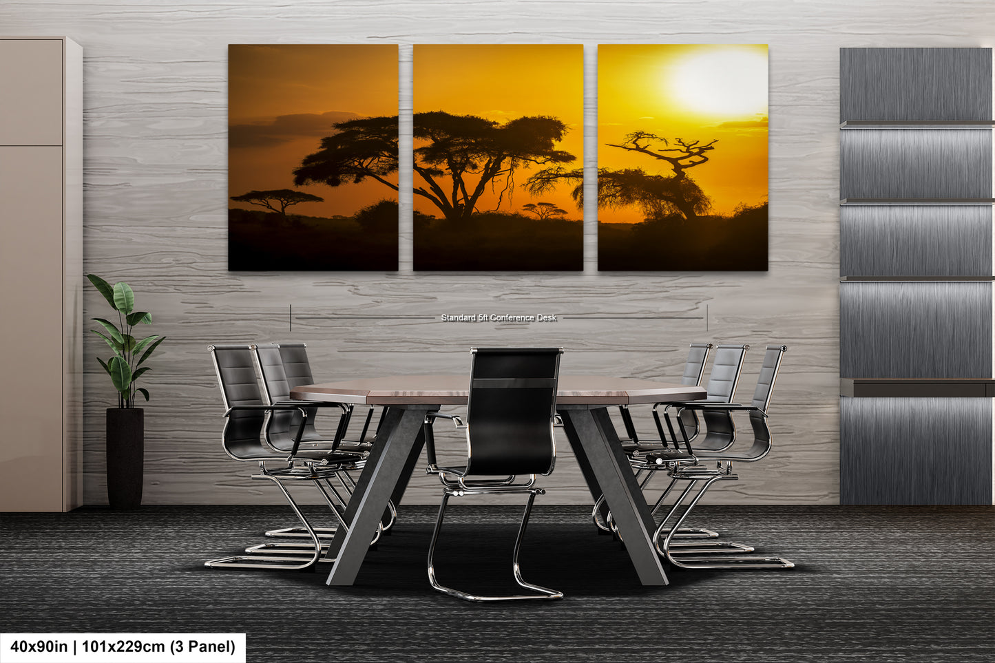 a dining room with a table and chairs