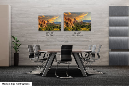 a dining room with a table and chairs