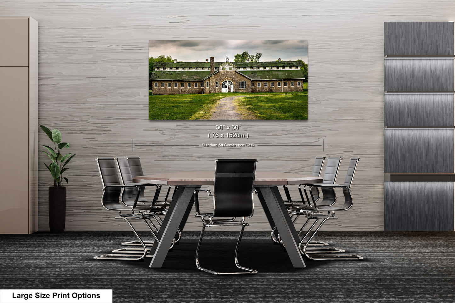 a dining room with a table and chairs