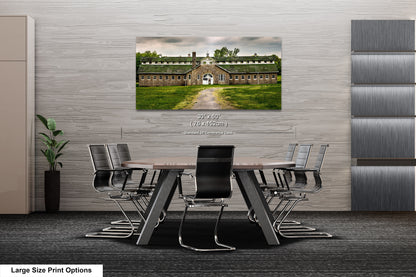 a dining room with a table and chairs