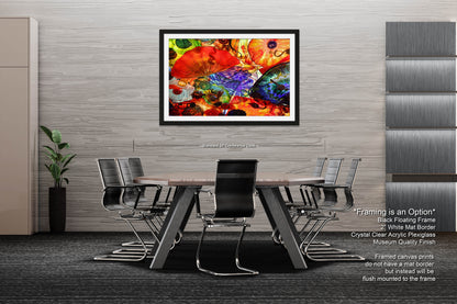 a picture of a dining room with a table and chairs
