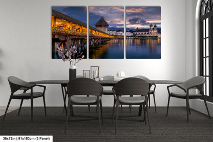 a dining room with a table and chairs