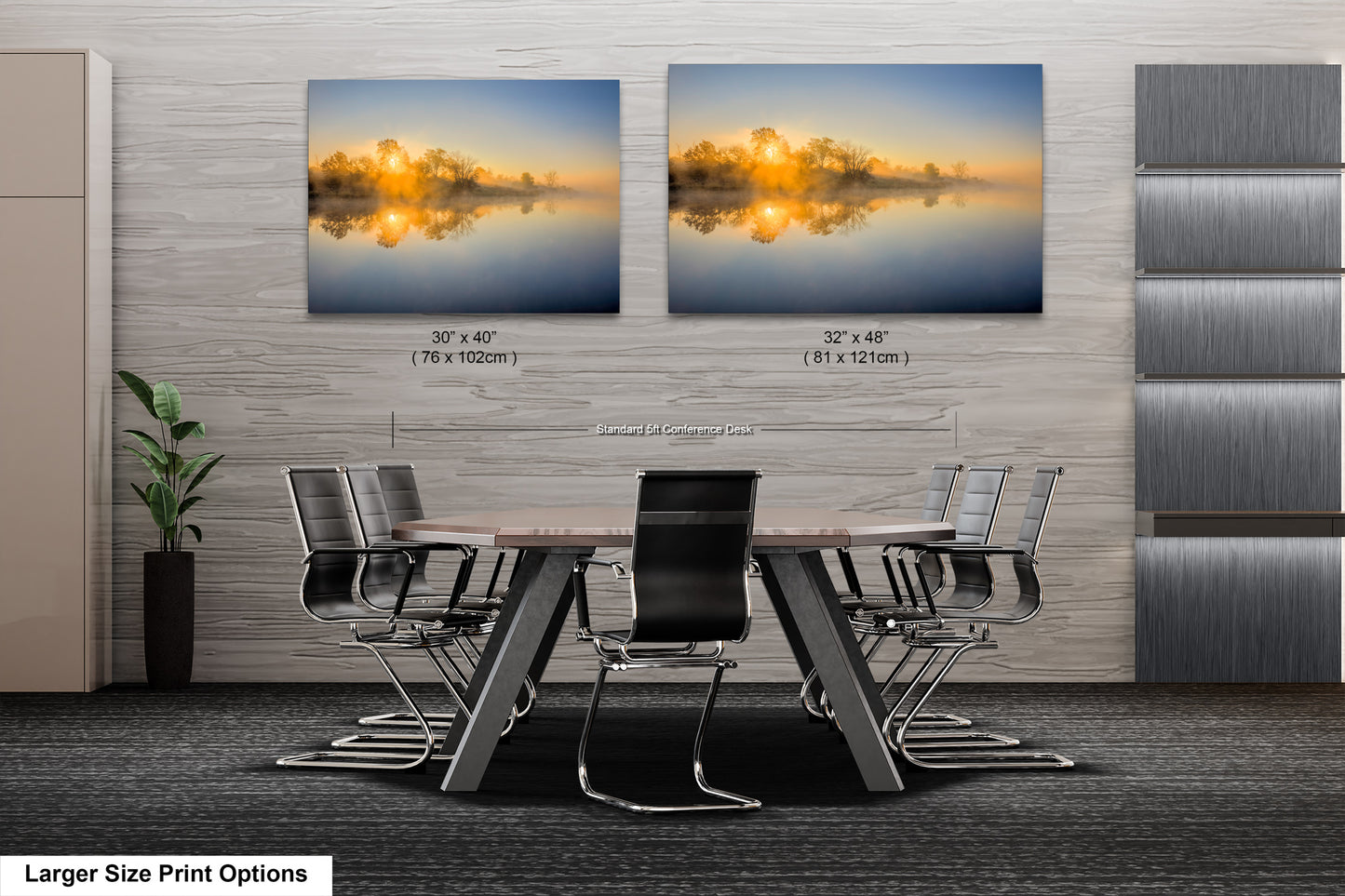 a dining room with a table and chairs