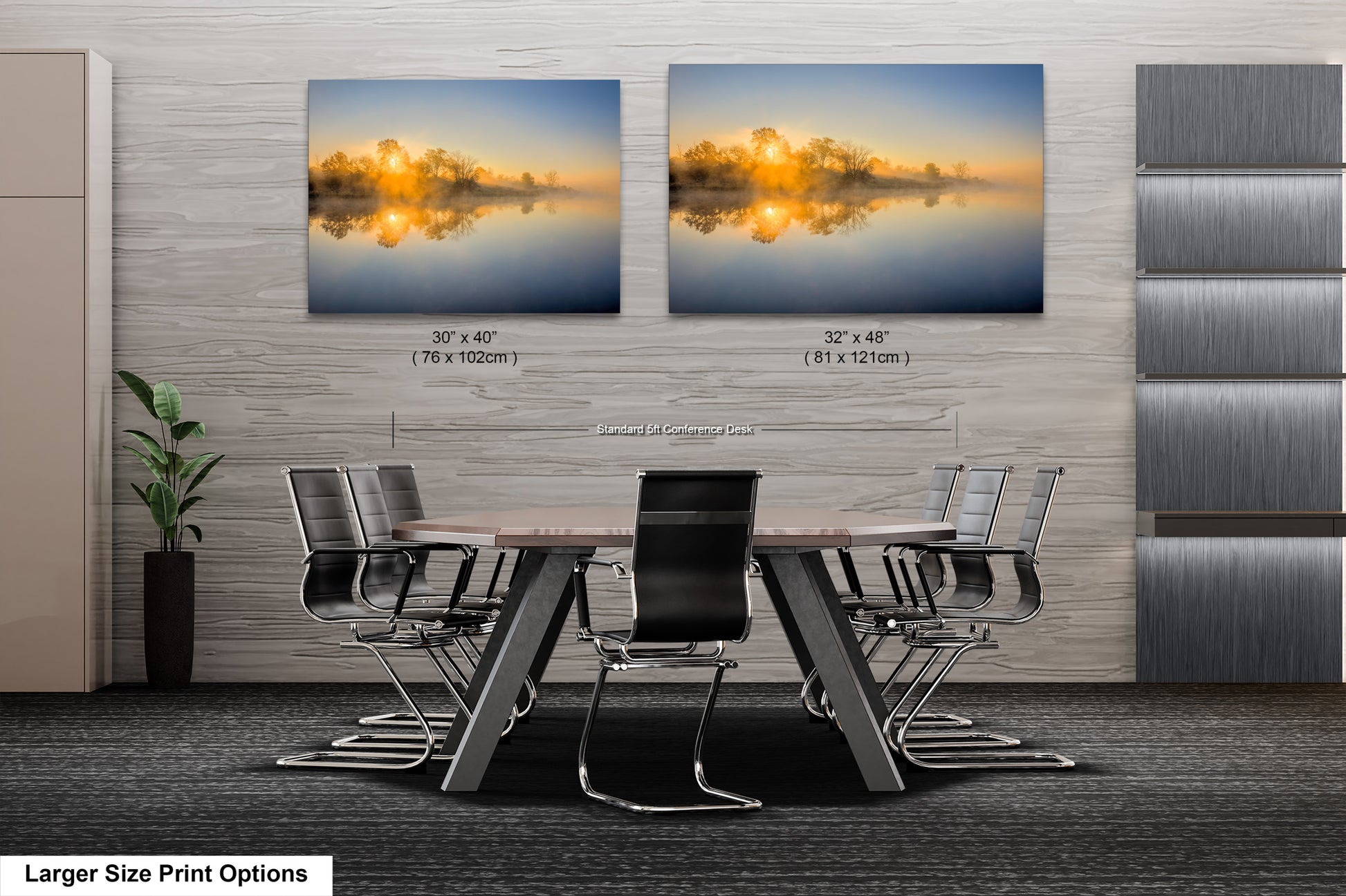 a dining room with a table and chairs