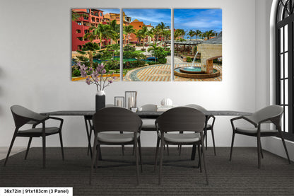 a dining room with a table and chairs