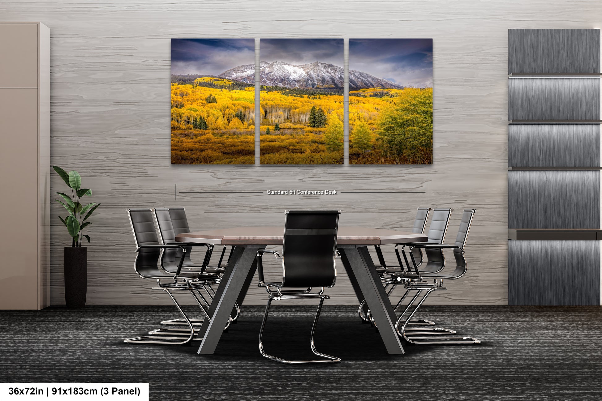 a dining room with a table and chairs