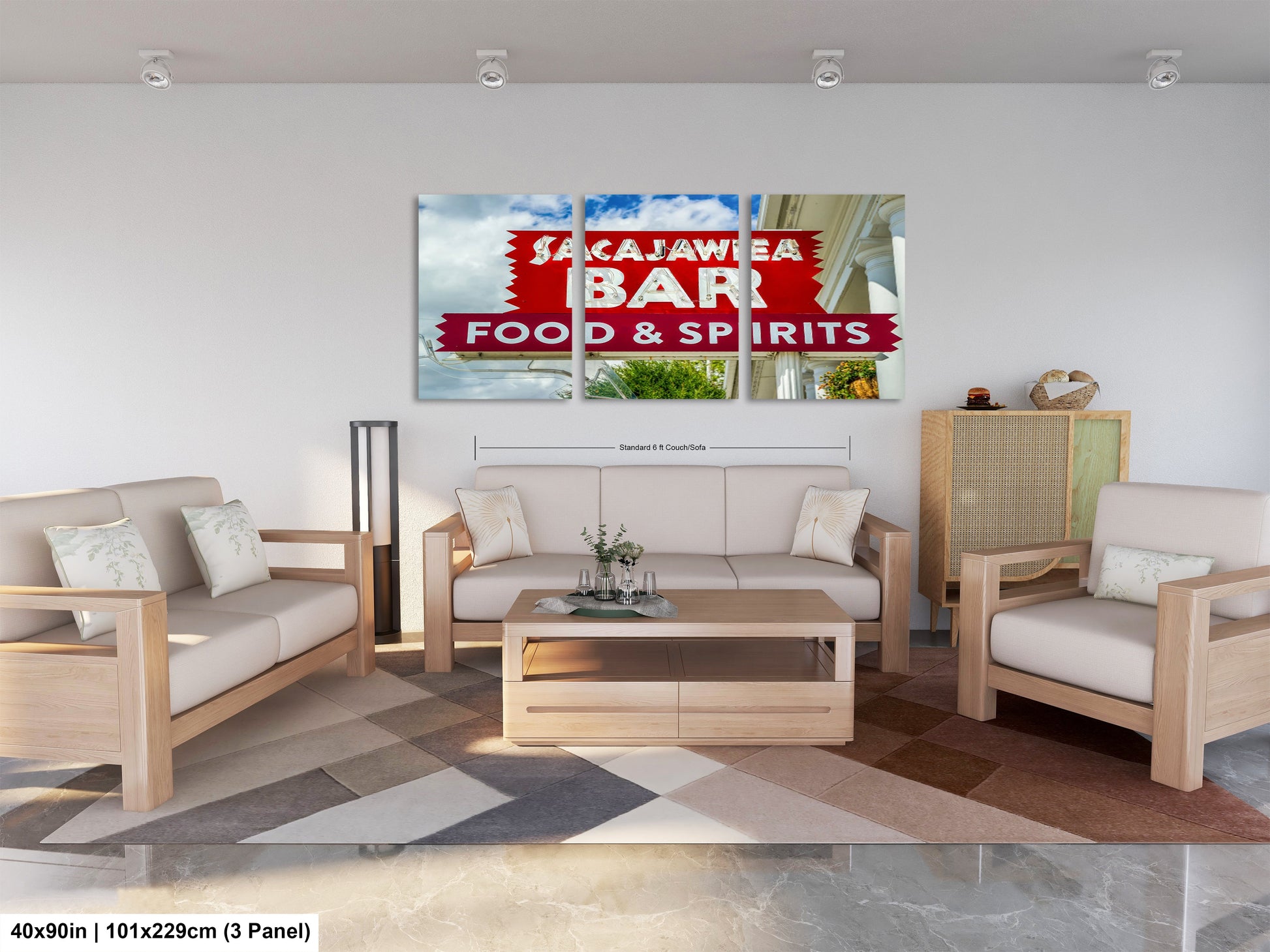 a living room with two couches and a coffee table