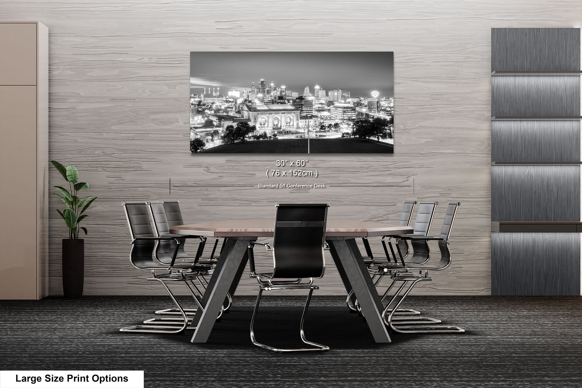 a black and white photo of a city skyline