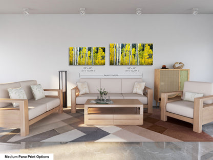 a living room filled with furniture and a painting on the wall