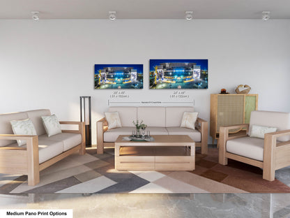 a living room with two couches and a coffee table