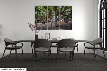 a dining room with a table and chairs