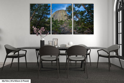 a dining room with a table and chairs