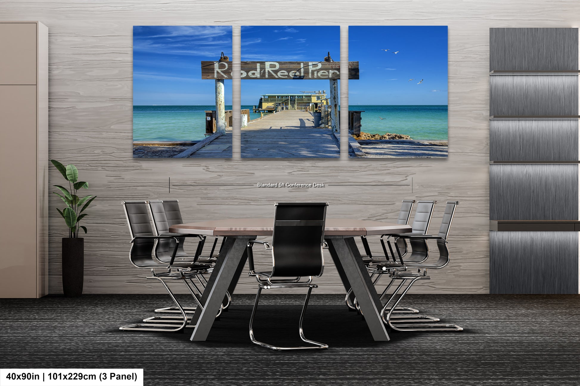 a dining room with a table and chairs