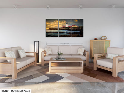 a living room filled with furniture and a painting on the wall