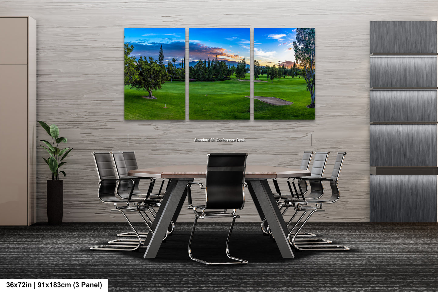a dining room with a table and chairs
