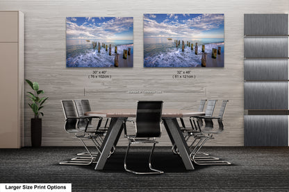 two pictures of a table and chairs in a room