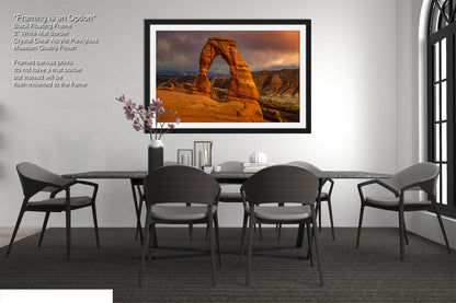 a picture of a dining room with a table and chairs