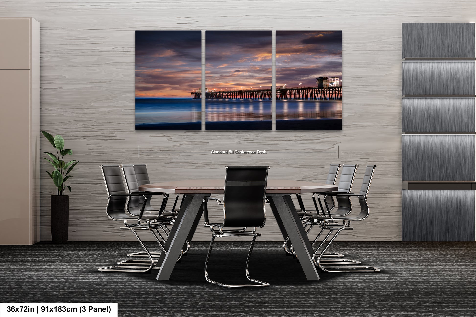 a dining room with a table and chairs